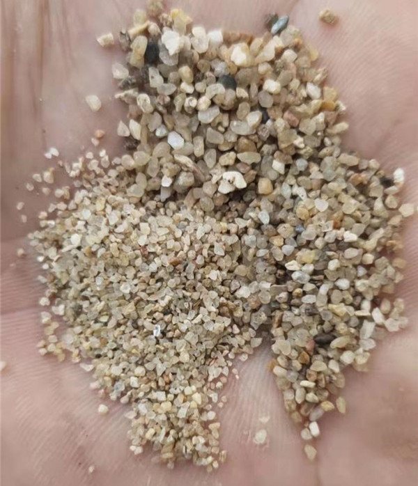 水洗砂，濾料砂